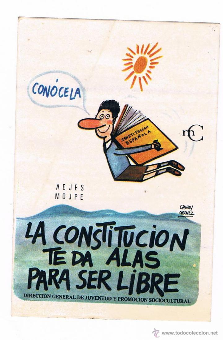 Pegatinas de colecci&oacute;n: PEGATINA LA CONSTITUCI&Oacute;N TE DA ALAS PARA SER LIBRE CON&Oacute;CELA POL&Iacute;TICA **