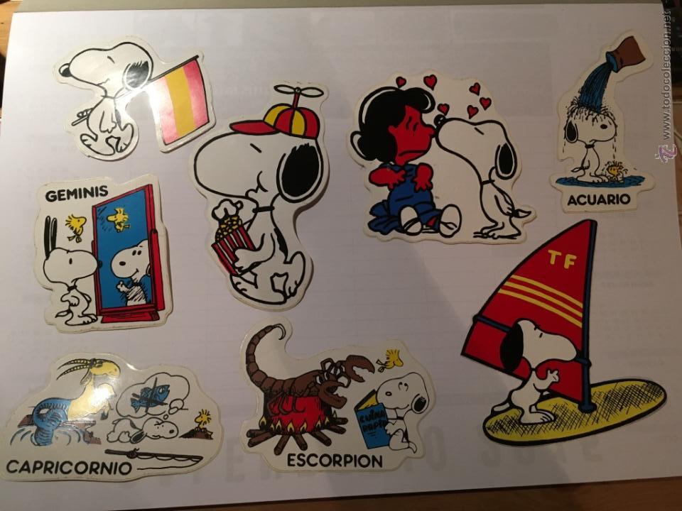 Pegatinas de colecci&oacute;n: PEGATINAS SNOOPY A&Ntilde;OS 70