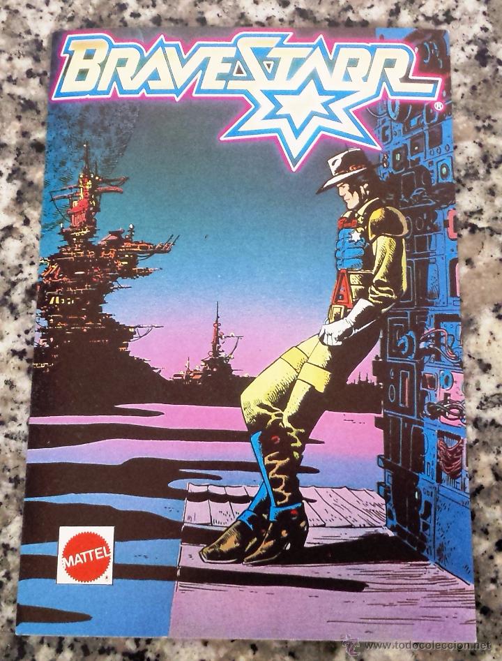 Pegatinas de colecci&oacute;n: PEGATINA ADHESIVO BRAVESTARR MATTEL ESPA&Ntilde;A 1988 medidas 12,5 x 8,5 cms.