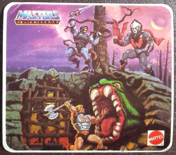 Pegatinas de colecci&oacute;n: PEGATINA ADHESIVO CUEVA DEL TERROR-MASTERS DEL UNIVERSO-MATTEL ESPA&Ntilde;A 1987 med.11*9,5 cms.