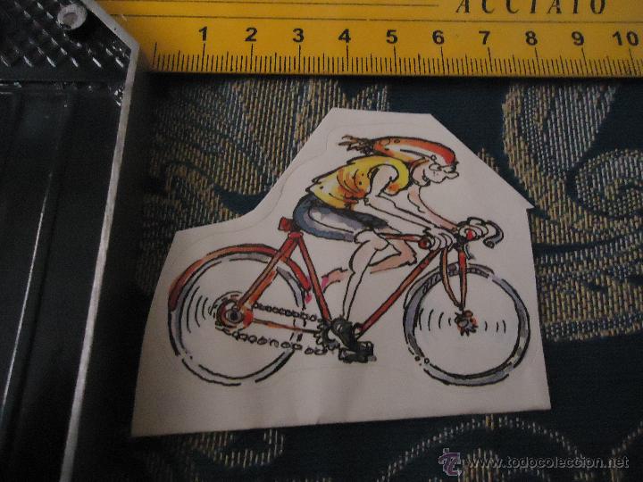 Pegatinas de colecci&oacute;n: ANTIGUA PEGATINA - TROQUELADA . DEPORTE - CICLISMO