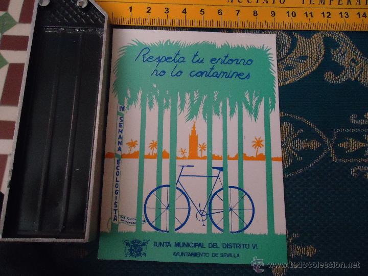 Sammlung von Aufklebern: ANTIGUA PEGATINA - SEMANA ECOLOGISTA SEVILLA 1983