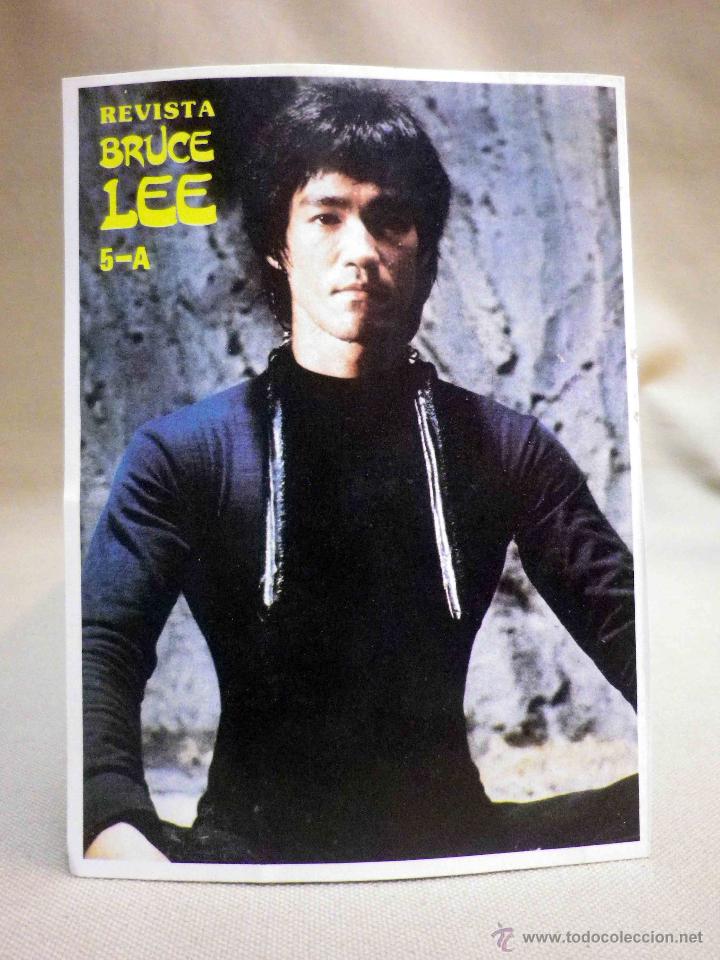 Pegatinas de colecci&oacute;n: ANTIGUA PEGATINA, ADHESIVO, REVISTA BRUCE LEE, 16 x 12 cm.