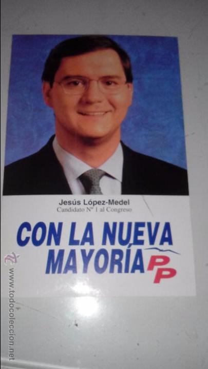 Pegatinas de colecci&oacute;n: PEGATINA POLITICA DE CANTABRIA - JESUS LOPEZ MEDEL