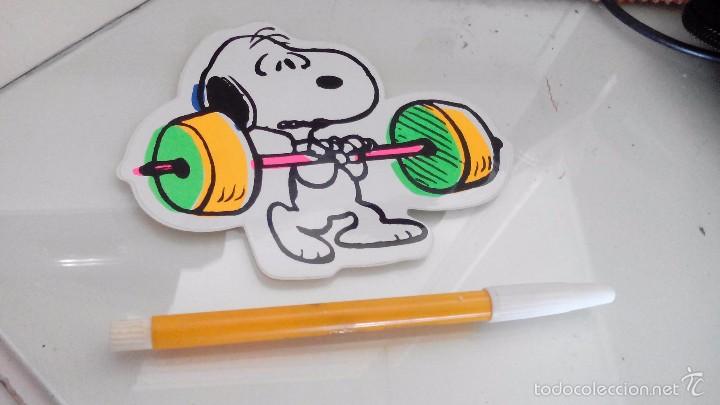 Pegatinas de colecci&oacute;n: PEGATINAS TROQUELADA DE SNOOPY