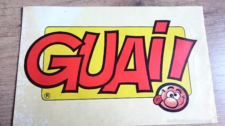 Pegatinas de colecci&oacute;n: Pegatina adhesivo guai a&ntilde;os 80