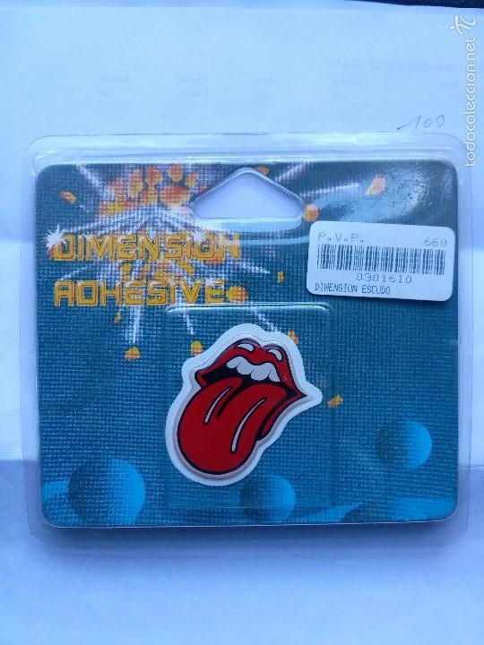 Pegatinas de colecci&oacute;n: ANTIGUA PEGATINA PARA COCHE .ROLLING STONES . EN RELIEVE