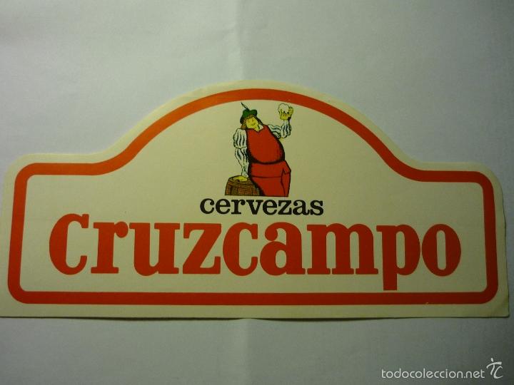 Pegatinas de colecci&oacute;n: pegatina cervezas cruzcampo -grande