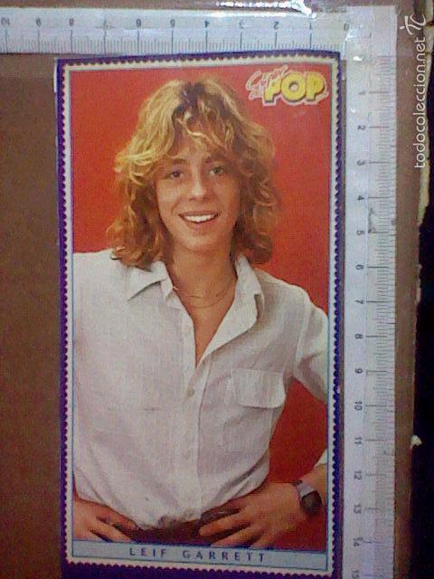 Pegatinas de colecci&oacute;n: pegatina adhesivo sin pegar nunca Leif Garrett Super Pop