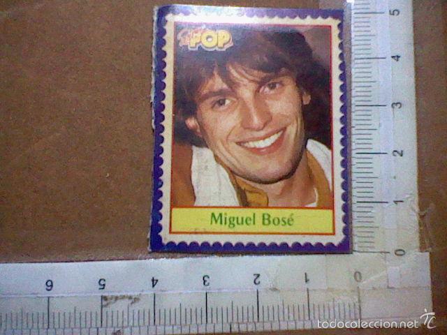Pegatinas de colecci&oacute;n: pegatina adhesivo sin pegar nunca super pop MIguel Bose