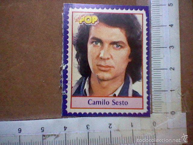 Pegatinas de colecci&oacute;n: pegatina adhesivo sin pegar nunca super pop Camilo Sesto