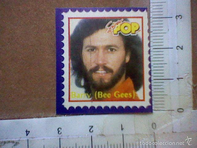 Pegatinas de colecci&oacute;n: pegatina adhesivo sin pegar nunca super pop olivia barry bee gees