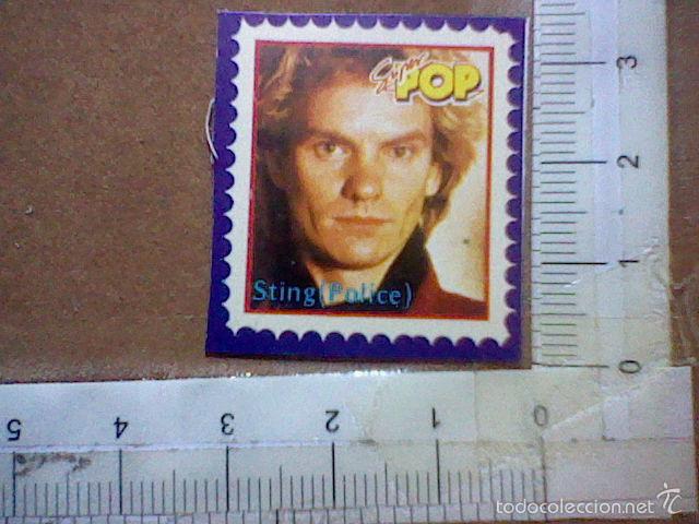 Pegatinas de colecci&oacute;n: pegatina adhesivo sin pegar nunca super pop sting police