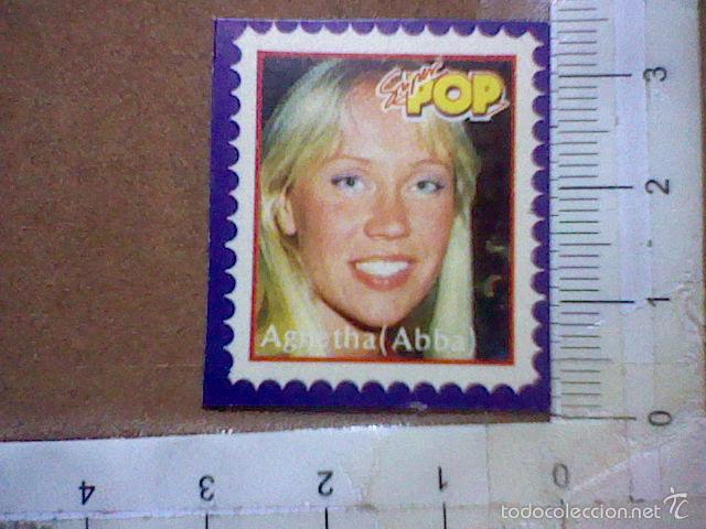 Pegatinas de colecci&oacute;n: pegatina adhesivo sin pegar nunca super pop Agnetta Abba
