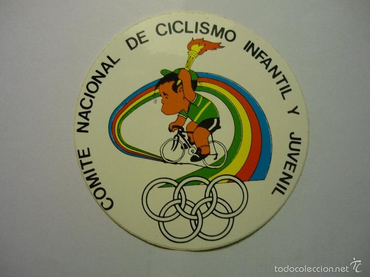 Pegatinas de colecci&oacute;n: pegatina deportes comite nacional de ciclismo infantil y juvenil