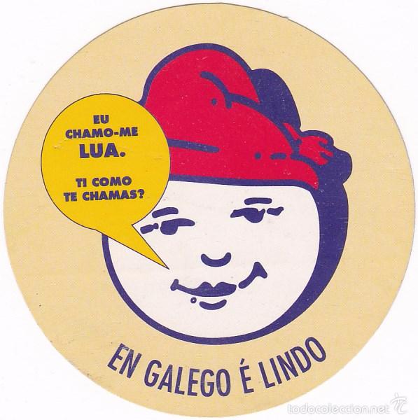 Pegatinas de colecci&oacute;n: PEGATINA REIVINDICATIVA. ADHESIVO EN GALEGO E LINDO