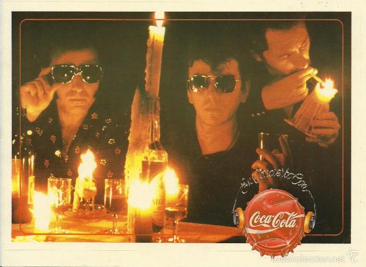 Pegatinas de colecci&oacute;n: Antigua pagatina Grupo musical en concierto con Coca Cola