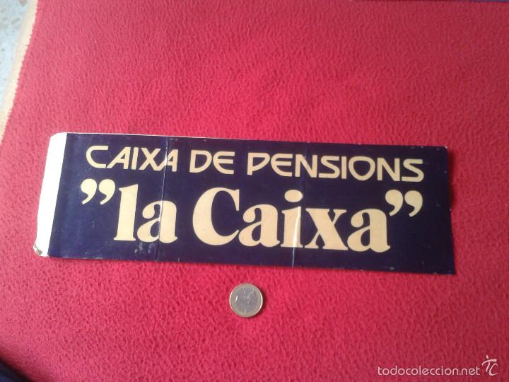 Collection stickers: PEGATINA ADHESIVO STICKER TENGO MAS PEGATINAS VER LOTES CAIXA DE PENSIONS LA CAIXA IDEAL COLECCION
