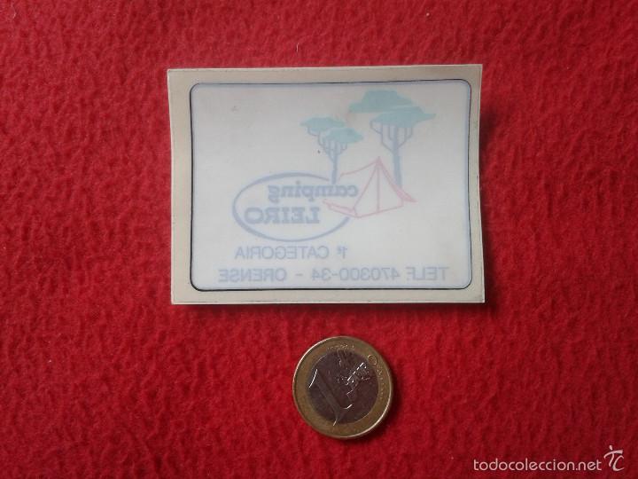 Pegatinas de colecci&oacute;n: PEGATINA ADHESIVO STICKER TENGO MAS PEGATINAS VER LOTES CAMPING LEIRO ORENSE GALICIA IDEAL COLECCION