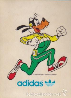 Sammlung von Aufklebern: ADHESIVO ADIDAS GOOFY WALT DISNEY