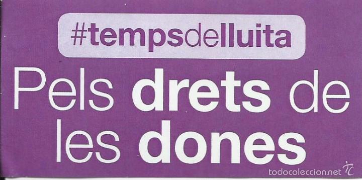 Pegatinas de colecci&oacute;n: Pegatina politica por el derecho de las Mujeres