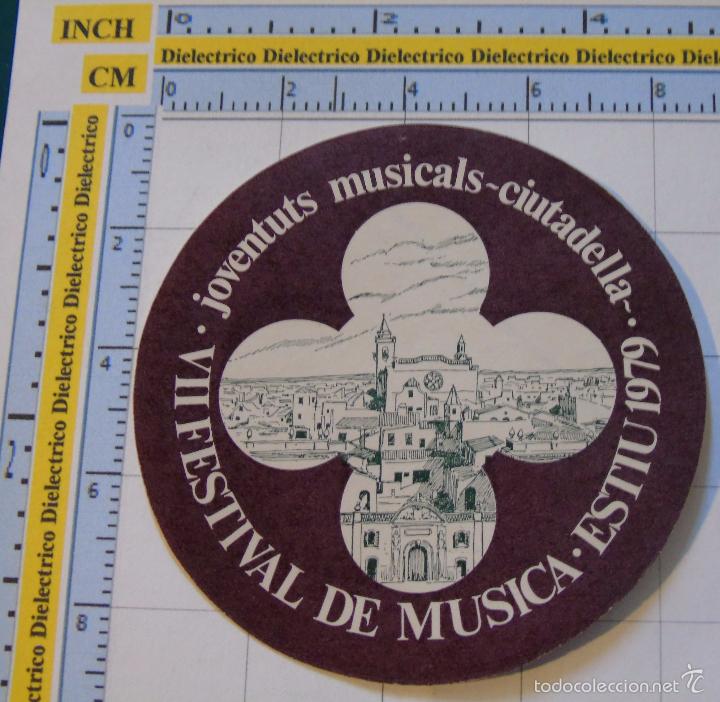 Autocolantes de cole&ccedil;&atilde;o: PEGATINA. XIV FESTIVAL DE M&Uacute;SICA ESTIU 1979. MENORCA