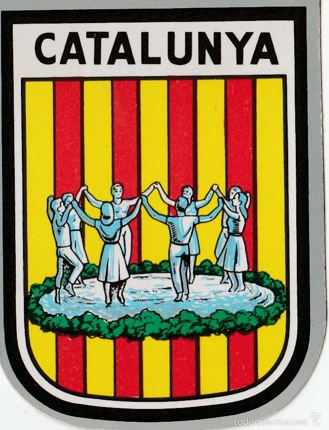 Pegatinas de colecci&oacute;n: CATALUNYA - SARDANA - ADHESIVO - PEGATINA - A&Ntilde;OS 70 - NUEVA
