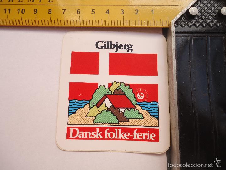 Sammlung von Aufklebern: PEGATINA ANTIGUA - GILBJERG DANSK FOLKE FERIE