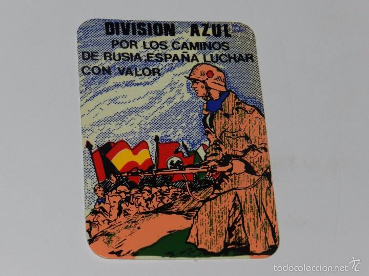 Pegatinas de colecci&oacute;n: (18) PEGATINA POLITICA - DIVISION AZUL POR LOS CAMINOS DE RUSIA ESPA&Ntilde;A LUCHAR CON VALOR