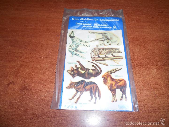 Pegatinas de colecci&oacute;n: ANTIGUAS CALCOMANIAS ORTEGA. FAUNA N&ordm; 21 SIN ESTRENAR DENTRO DEL PL&Aacute;STICO SIN ABRIR