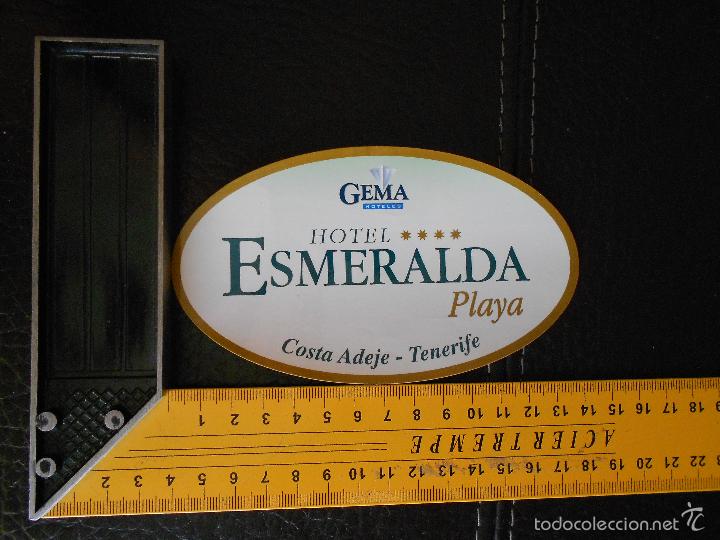 Sammlung von Aufklebern: hln-antigua pegatina- hoteles gema, hotel esmeralda, costa adeje-tenerife