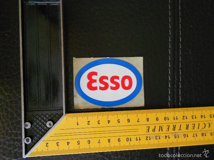 Sammlung von Aufklebern: hln-antigua pegatina- esso