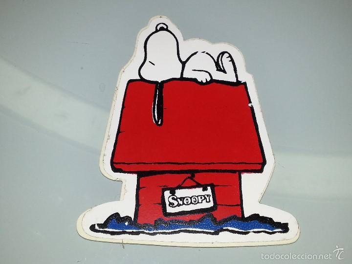 Pegatinas de colecci&oacute;n: ANTIGUA PEGATINA CROMO DE SNOOPY A&Ntilde;OS 80 SIN PEGAR