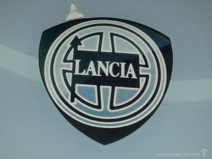 Pegatinas de colecci&oacute;n: ANTIGUA PEGATINA PUBLICITARIA DE COCHES - AUTOMOVILISMO - LOGO LANCIA A&Ntilde;OS 80 SIN PEGAR