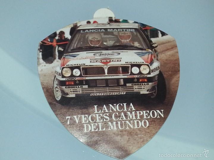 Pegatinas de colecci&oacute;n: ANTIGUA PEGATINA COCHES , RALLY - LANCIA MARTINI - 7 VECES CAMPEON DEL MUNDO - A&Ntilde;OS 80