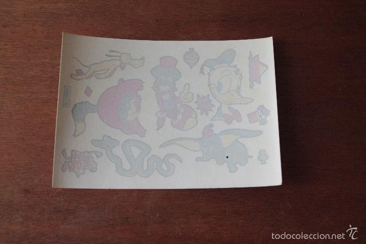 Pegatinas de colecci&oacute;n: CALCOMAN&Iacute;A TATUAJE DISNEY (APLICAR CON AGUA), CALCOMAN&Iacute;AS ORTEGA SERIE T 16, A&Ntilde;OS 70 ORIGINAL