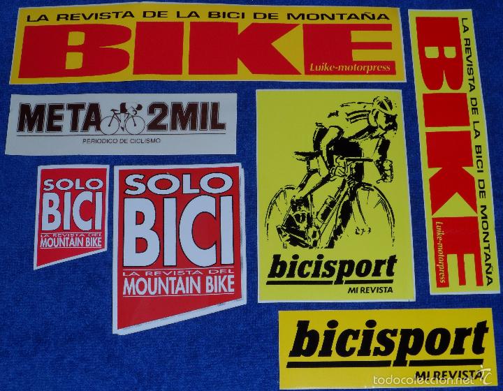 Pegatinas de colecci&oacute;n: Lote de pegatinas de ciclismo