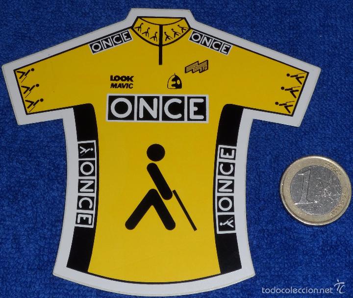 Pegatinas de colecci&oacute;n: Equipo ONCE - Ciclismo