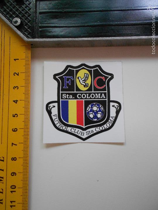 Collection stickers: hln-antigua pegatina- escudo futbol club santa coloma