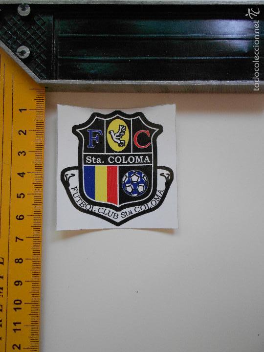 Collection stickers: hln-antigua pegatina- escudo futbol club santa coloma