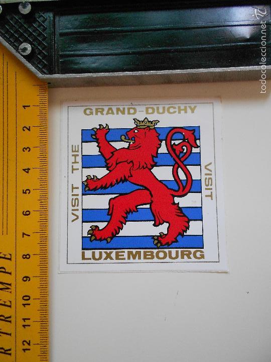 Sammlung von Aufklebern: hln-antigua pegatina- escudo luxemburgo