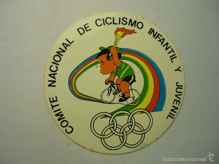 Pegatinas de colecci&oacute;n: PEGATINA COMITE NAC.CICLISMO INFANTIL YJUVENIL