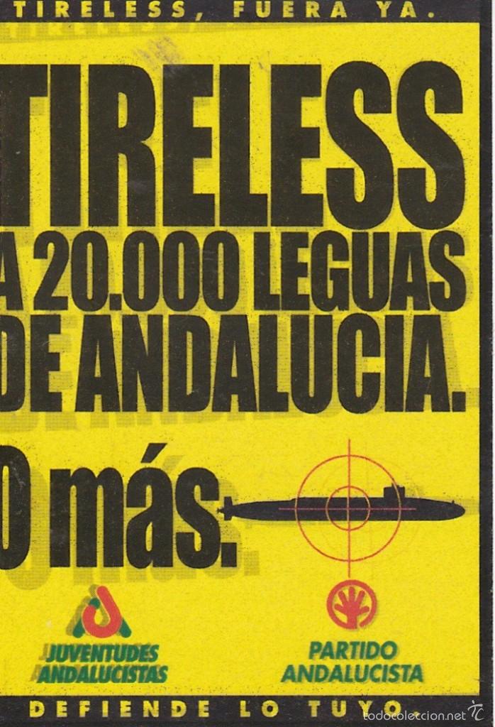 Pegatinas de colecci&oacute;n: Pegatina, pegatinas, adhesivo, adhesivos. Partido Andalucista 2001
