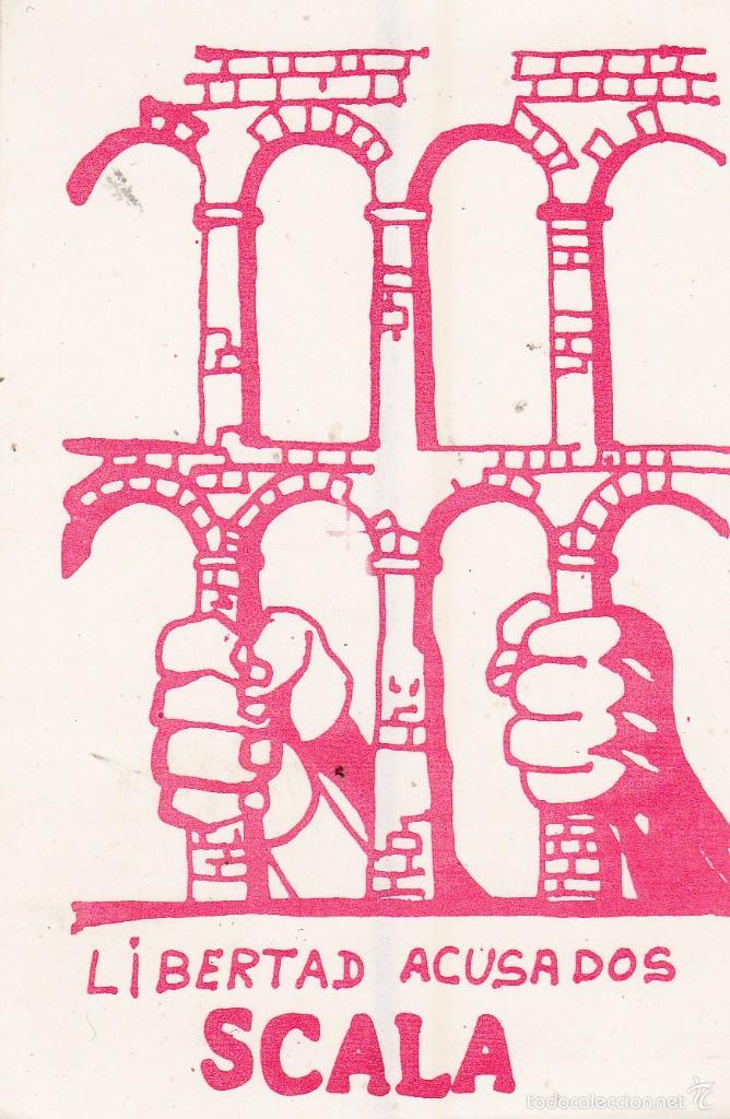 Pegatinas de colecci&oacute;n: Pegatina, pegatinas, adhesivo, adhesivos. CNT-AIT Libertad acusados Scala 1979