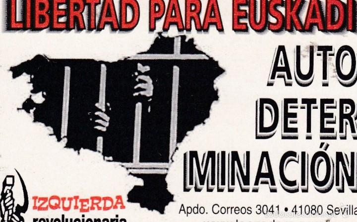 Collection stickers: Pegatina, pegatinas, adhesivo, adhesivos. Izquiierda Revolucinaria (LCR) 2000