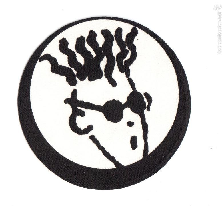 Pegatinas de colecci&oacute;n: pegatina adhesiva de tela fido dido ( 8 cm de diametro )