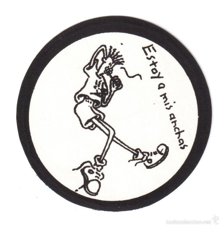 Autocolantes de cole&ccedil;&atilde;o: pegatina adhesiva de tela fido dido ( 8 cm de diametro )