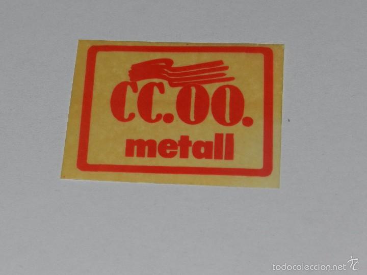 Pegatinas de colecci&oacute;n: (A389) PEGATINA POLITICA - CCOO METALL