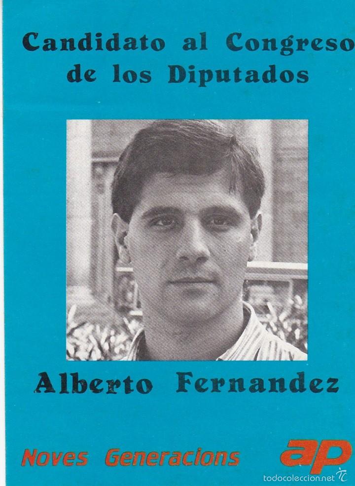 Pegatinas de colecci&oacute;n: Pegatina, pegatinas, adhesivo, adhesivos. AP ELECCIONES GENERALES 1986 ALBERTO FDEZ D&Iacute;AZ
