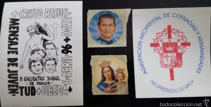 Pegatinas de colecci&oacute;n: Lote Pegatinas Religiosas - Foto 1